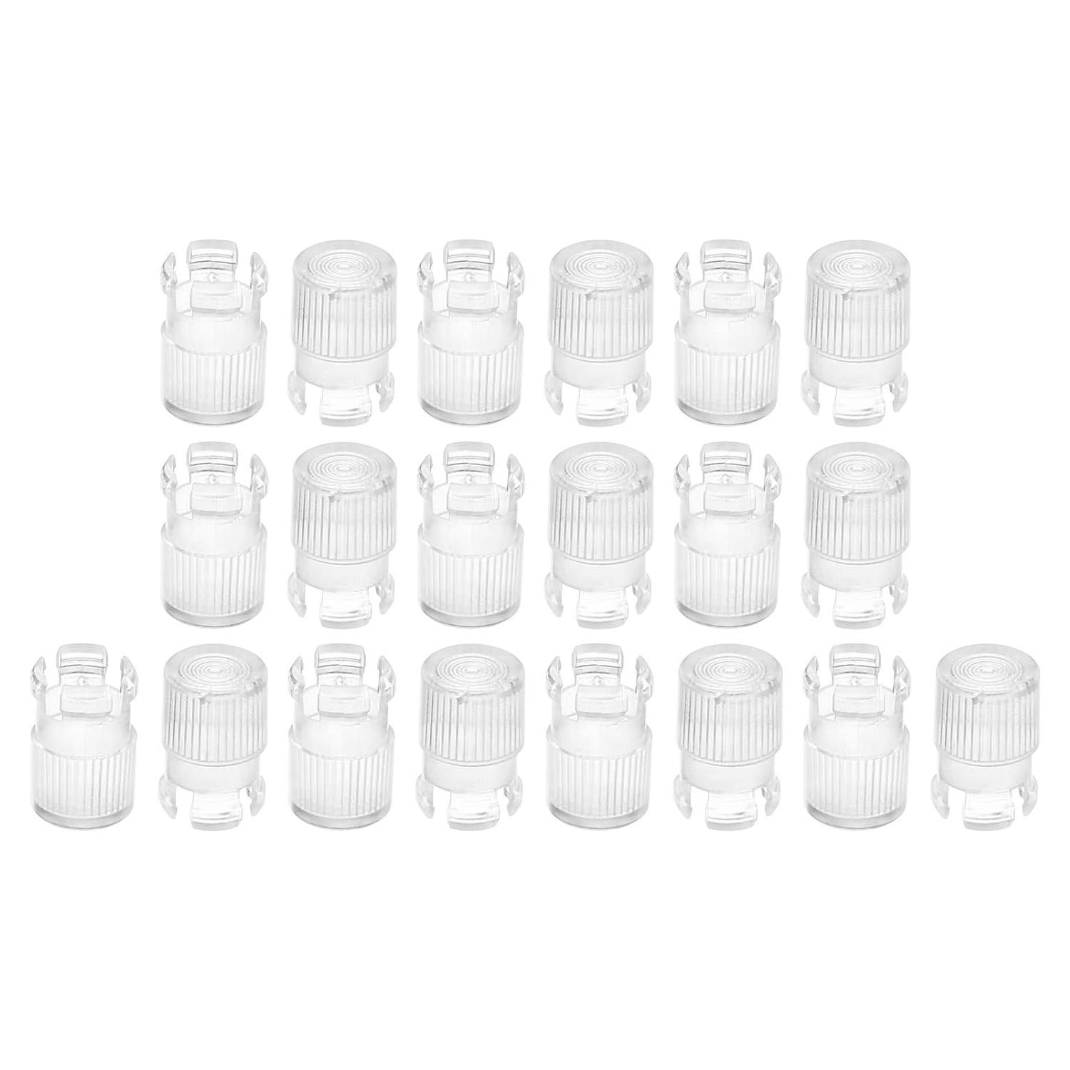 Soporte de Lámpara LED 5mm PATIKIL - Paquete de 20 Capuchones