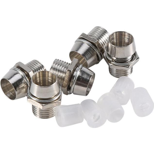 Soporte LED E-outstanding 25-Pack 5mm Cobre Cromado