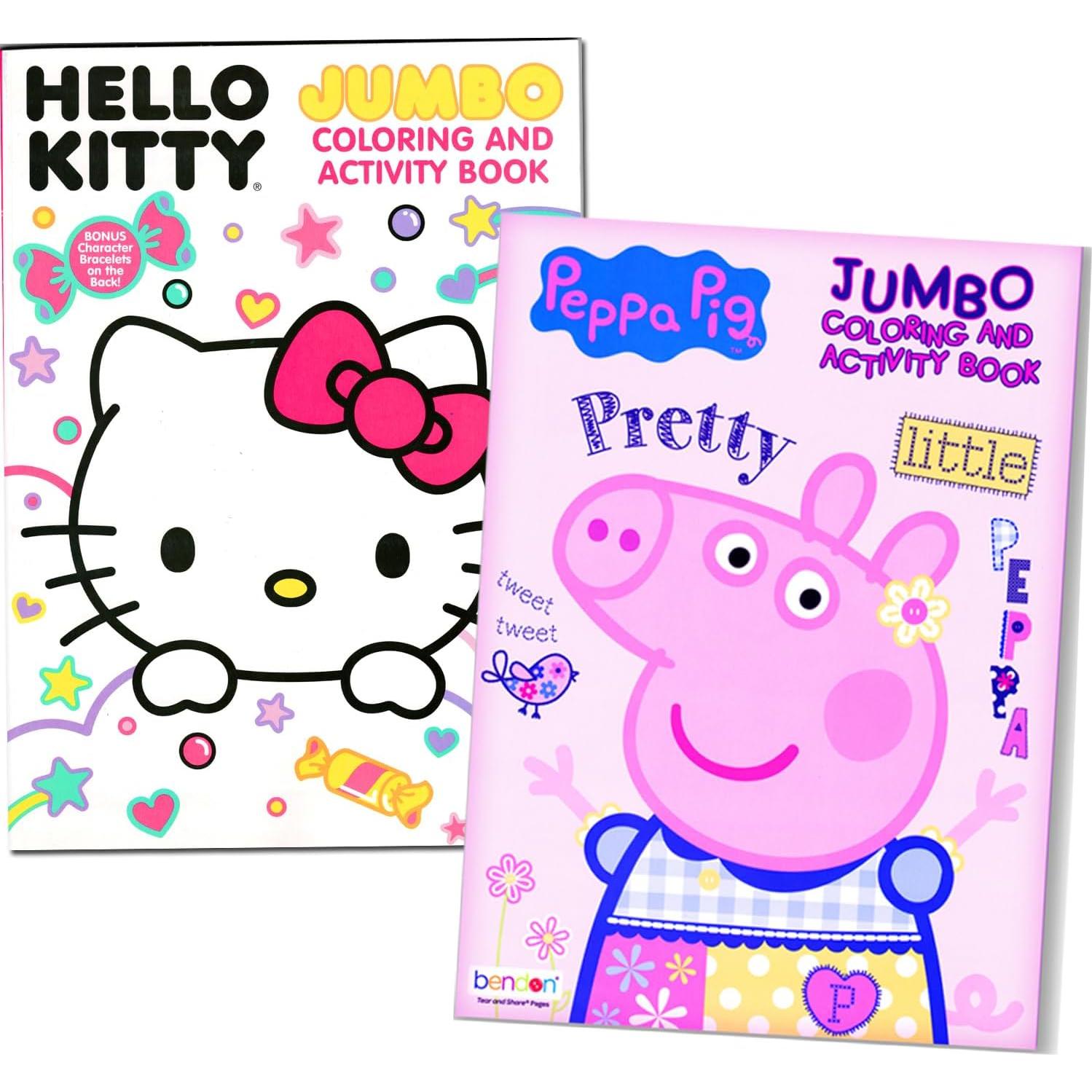 Paquete de 6 Libros para Colorear Bendon - Gabby's y Peppa