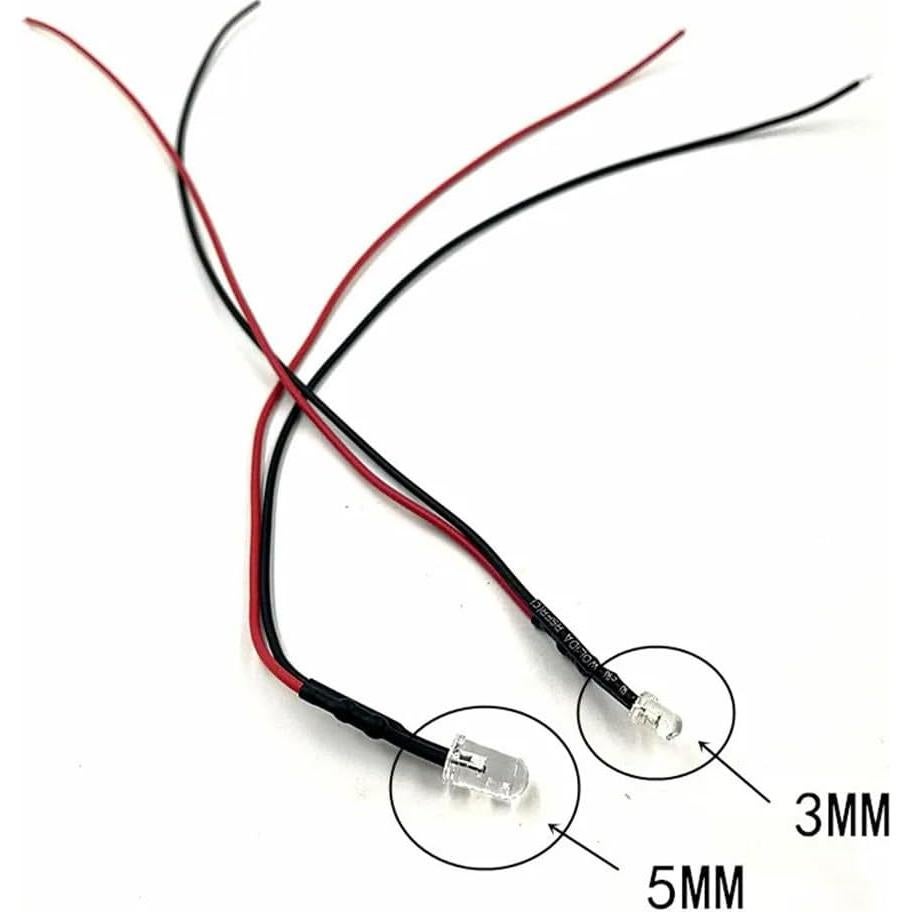 Luz LED Parpadeante 12V 5mm - 50pcs Colores Variados