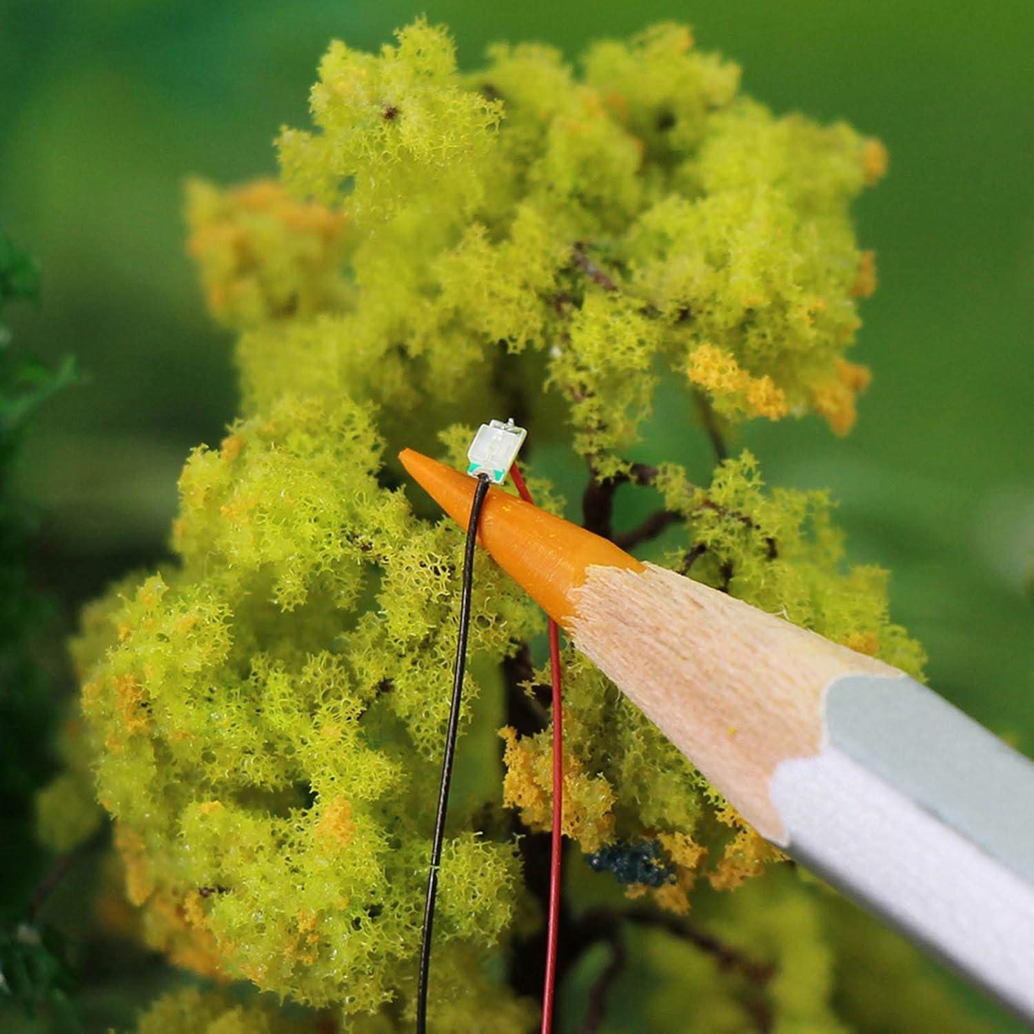 40 LEDs Preconectados 0805 Evemodel Azul 12V 20cm