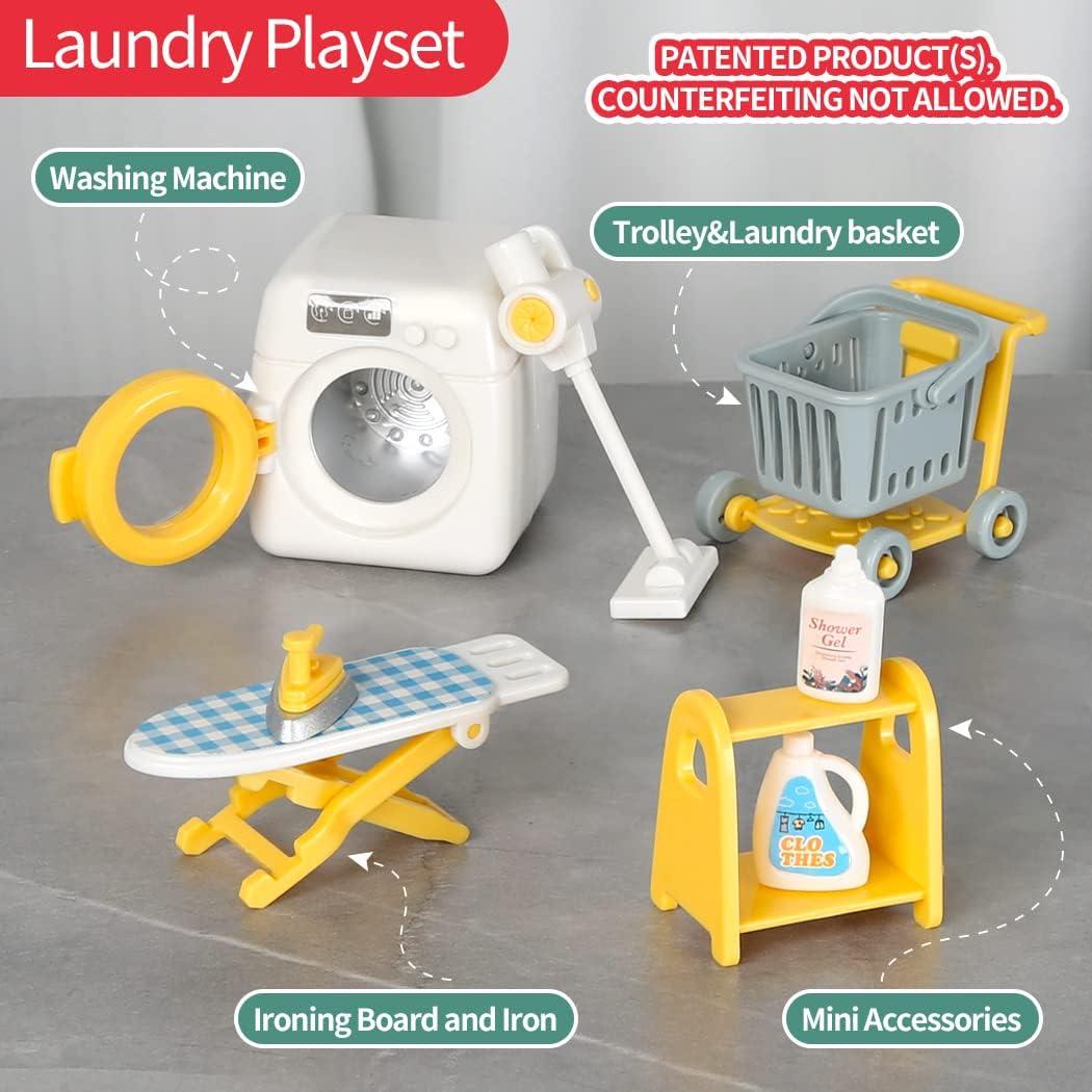 Juego de Muebles para Casa de Muñecas TAKIHON 4 Piezas