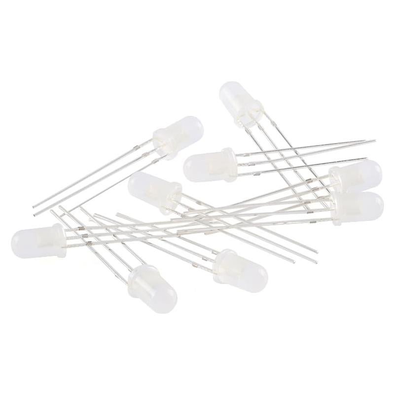 Kit 100 LEDs Bi-Color Difuso 5mm JESSINIE Rojo Verde