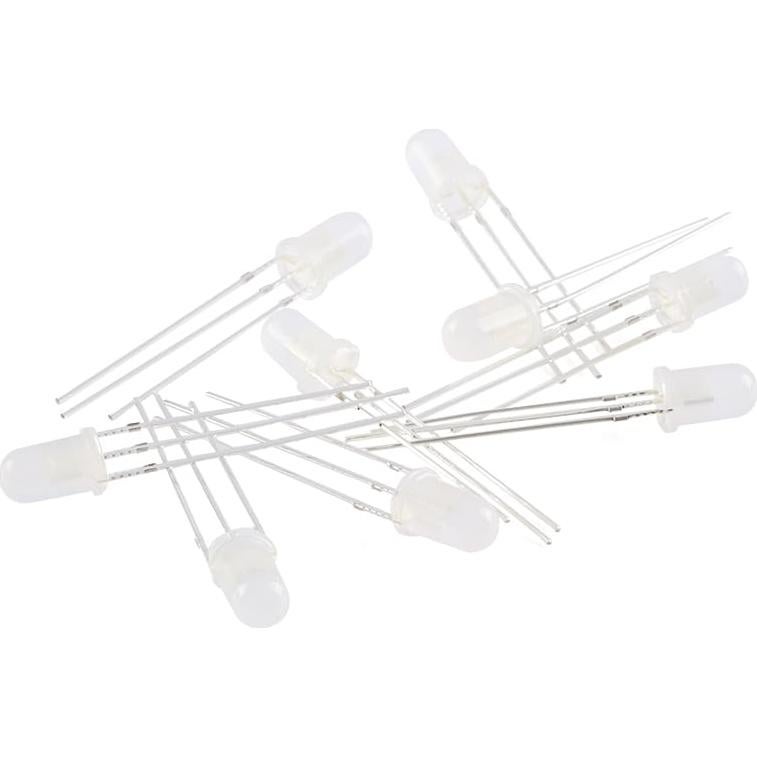 Kit 100 LEDs Bi-Color Difuso 5mm JESSINIE Rojo Verde