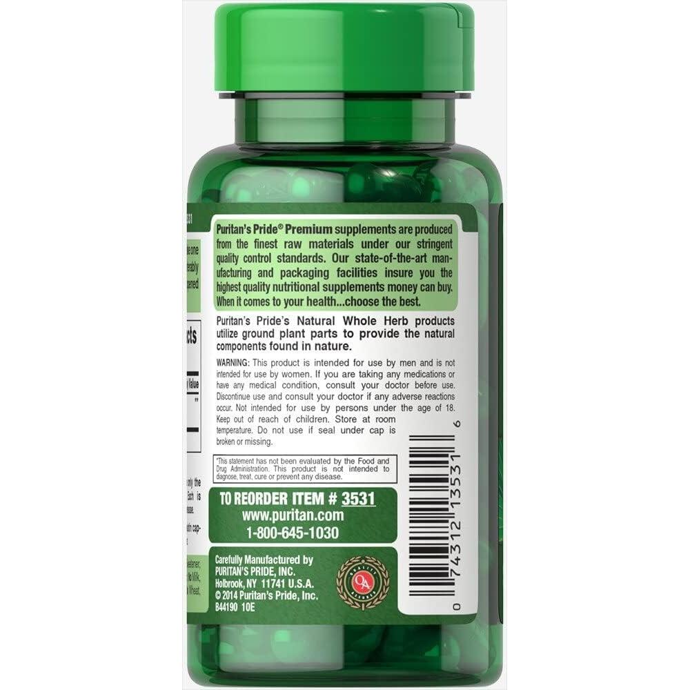 Palmetto de Saw Puritan's Pride 450 mg 100 Cápsulas