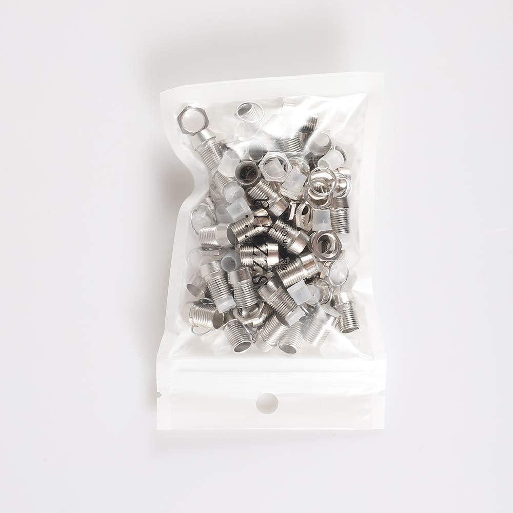 Soporte de Panel para LED 5mm Metal Cromado - 50 Piezas