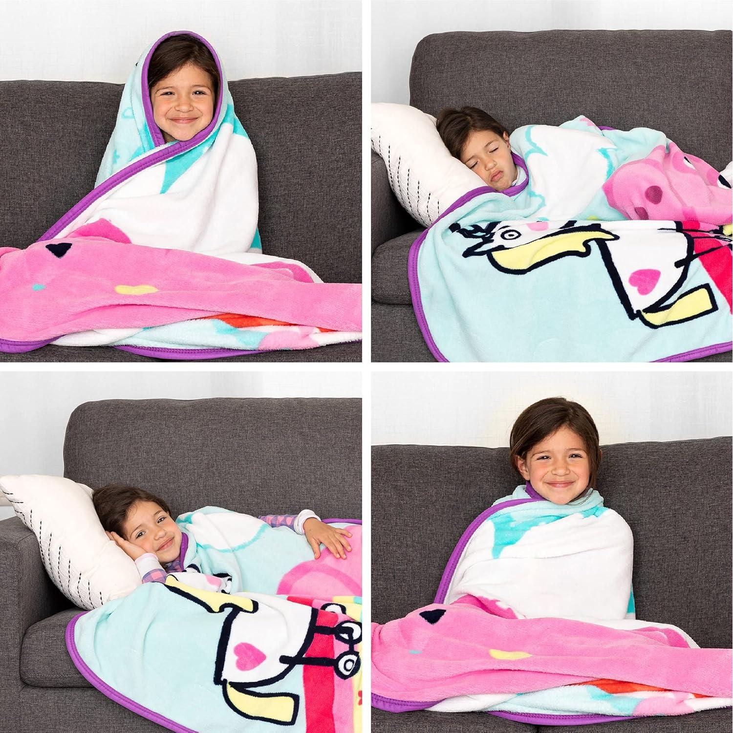 Manta Peppa Pig Franco Kids 157x229 cm Suave Micro Raschel