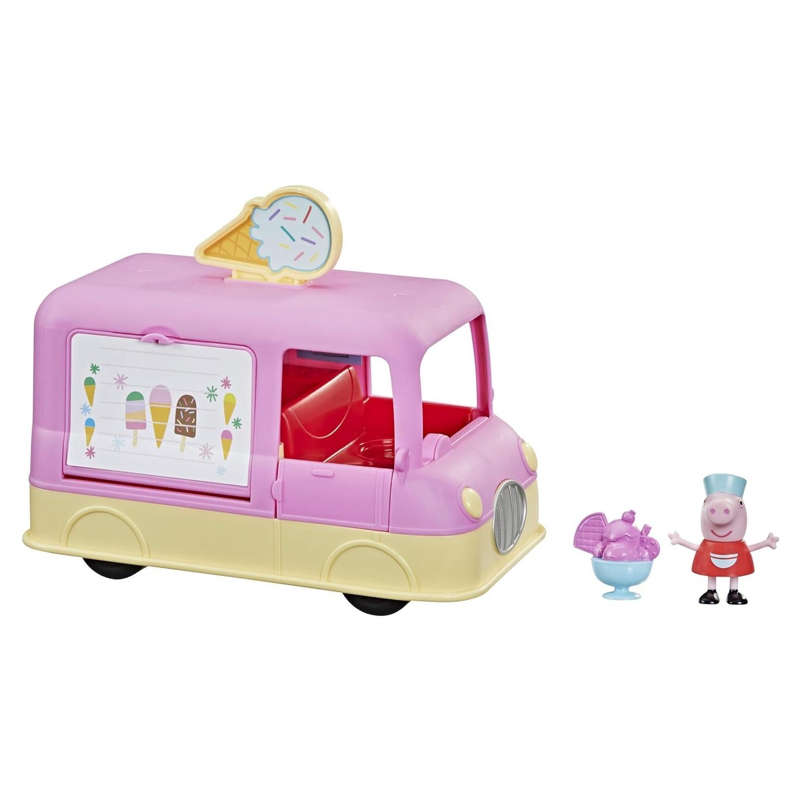 Camión de Helados Peppa Pig F2186 con Sonidos y Figura