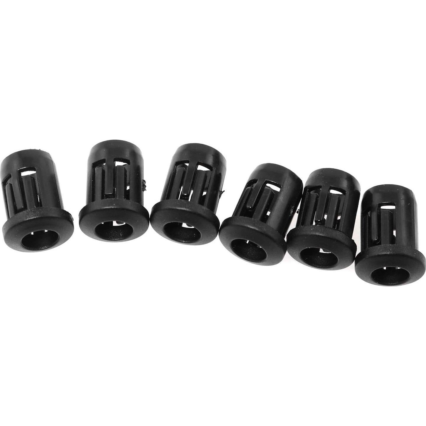 Soporte de Diodo Emisor de Luz 3mm SQXBK 100PCS Plástico Negro