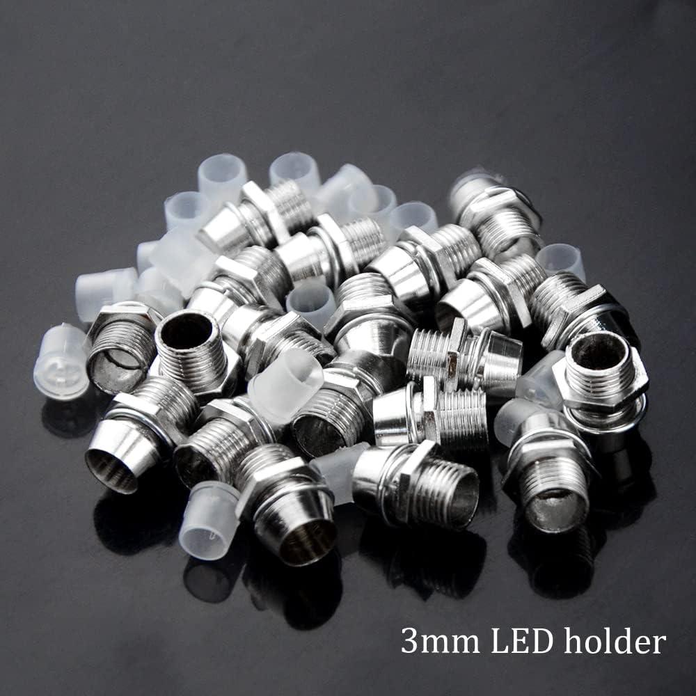 XINGYHENG 70 Pcs Diodos LED 5mm Pre Cableados 12V Mezcla Colores