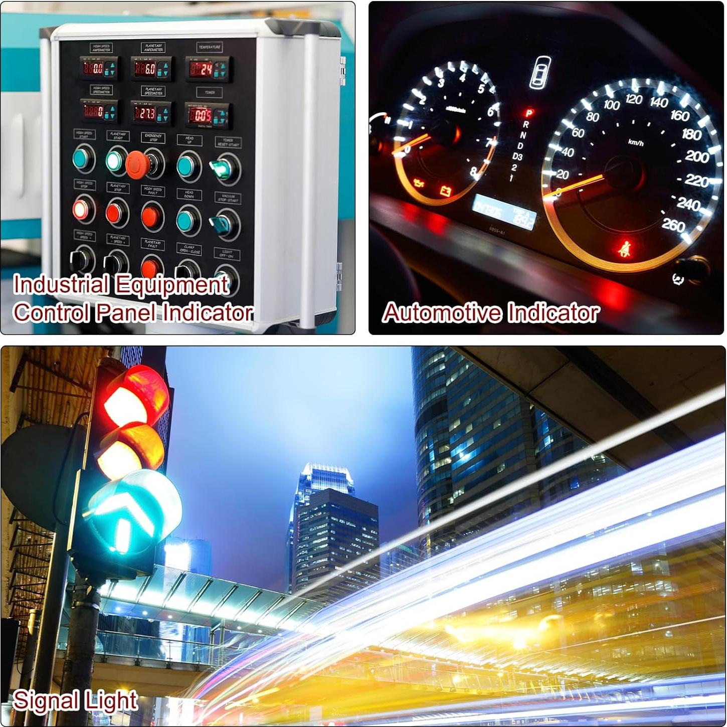 Diodos LED Azul PATIKIL 5mm Pre Cableados 20 Pcs 4.5-6V