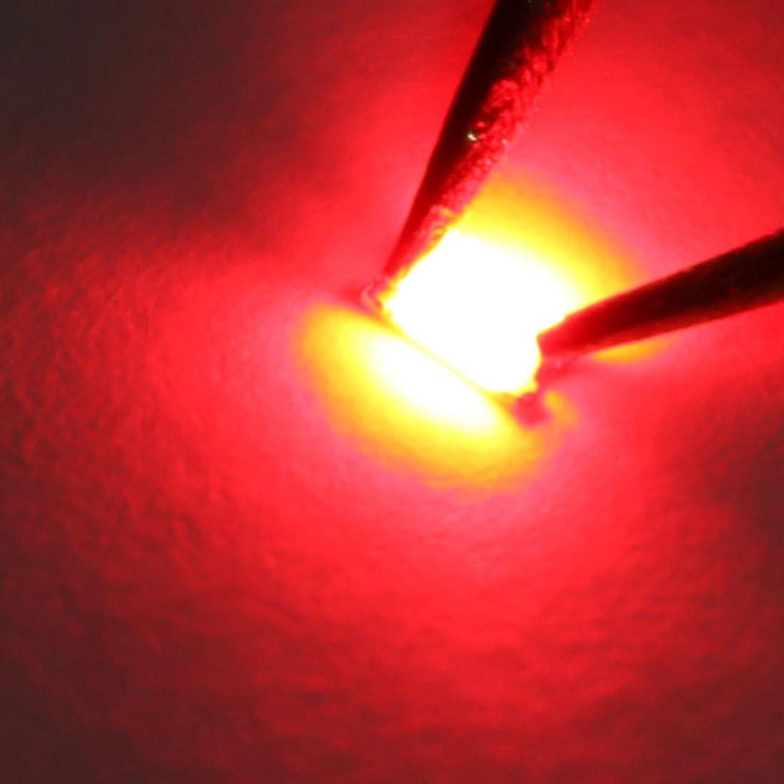 Diodos LED Rojos uxcell 100 pcs 0805 Super Brillantes