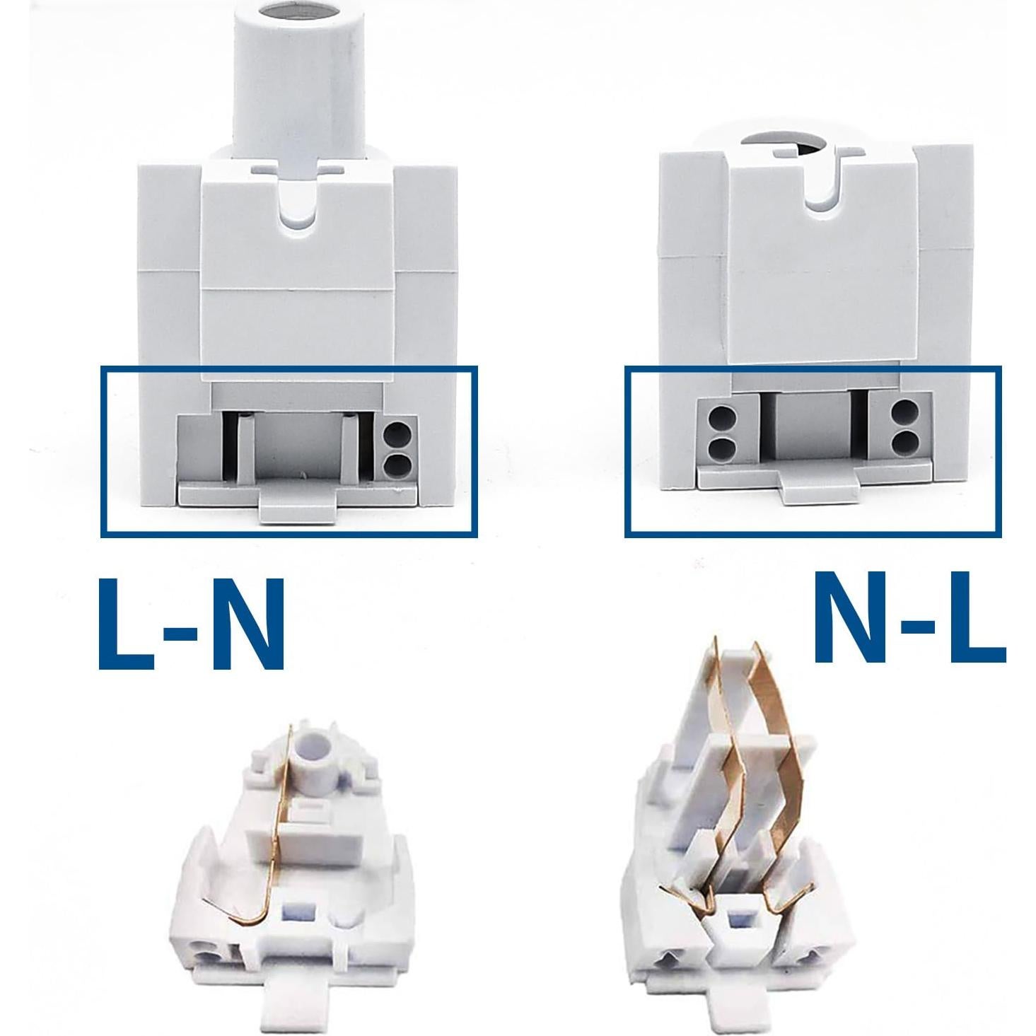 Conectores de Portalámparas FA8 Surf Turtle para T8 T10 T12