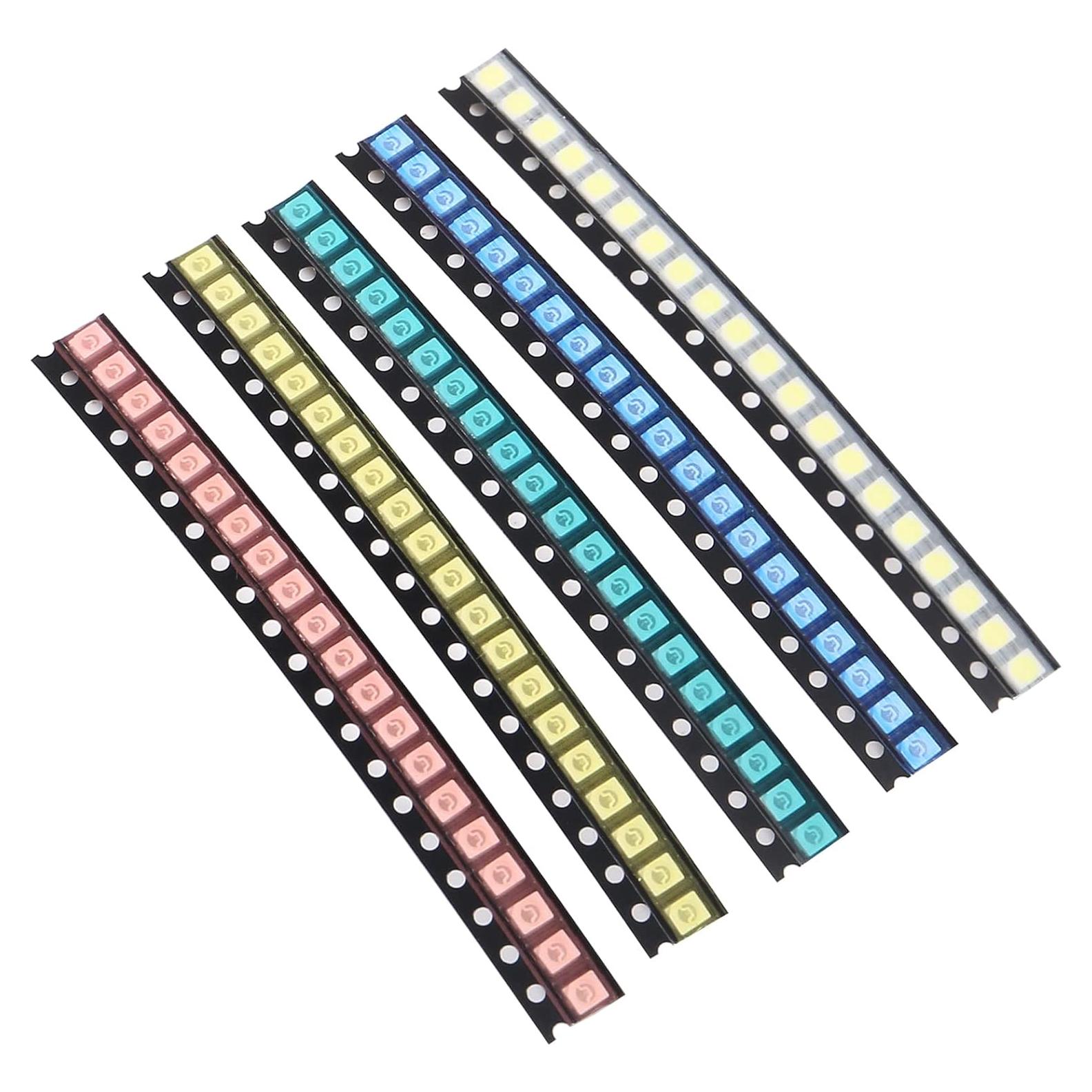 Kit de LED SMD 3528 AEDIKO 100pcs 5 Colores Mini Chip