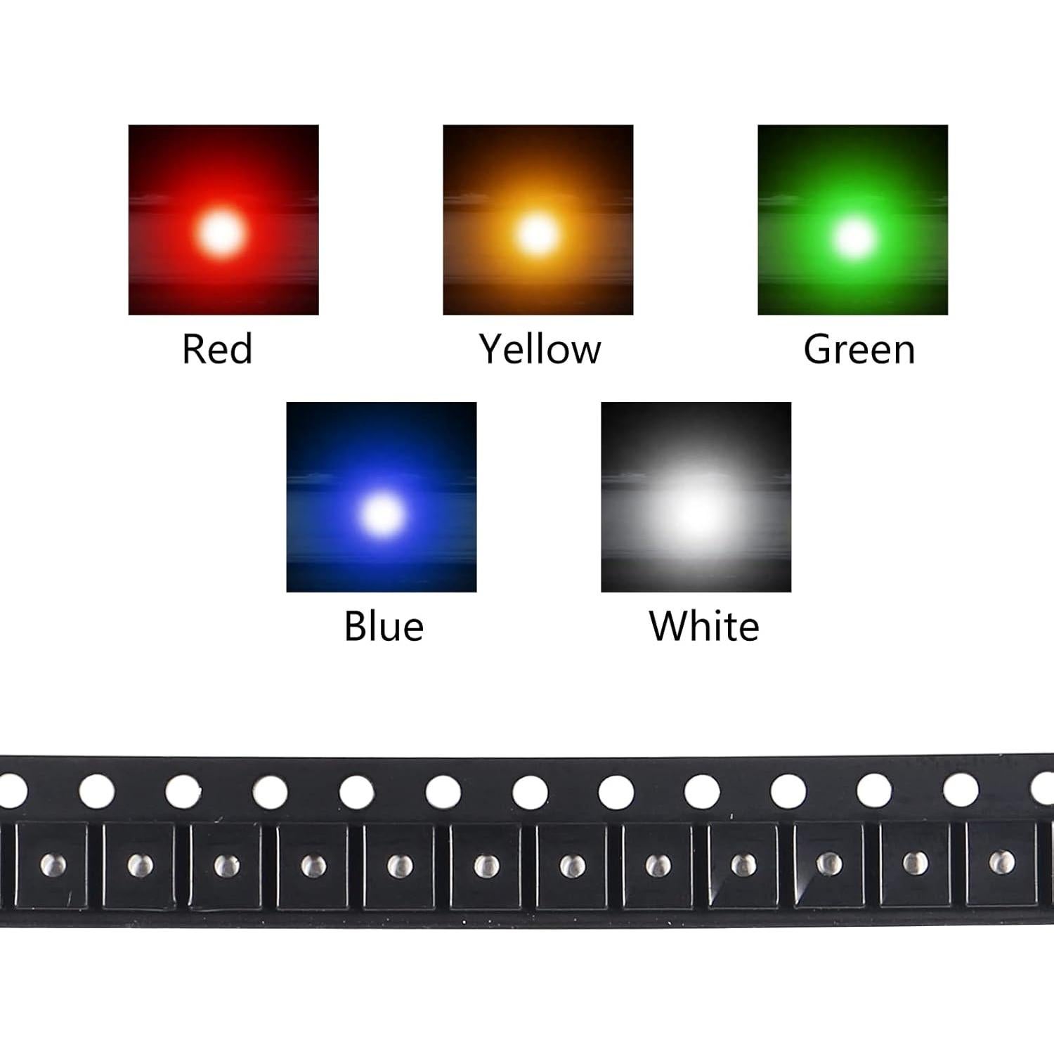 Kit de LED SMD 3528 AEDIKO 100pcs 5 Colores Mini Chip