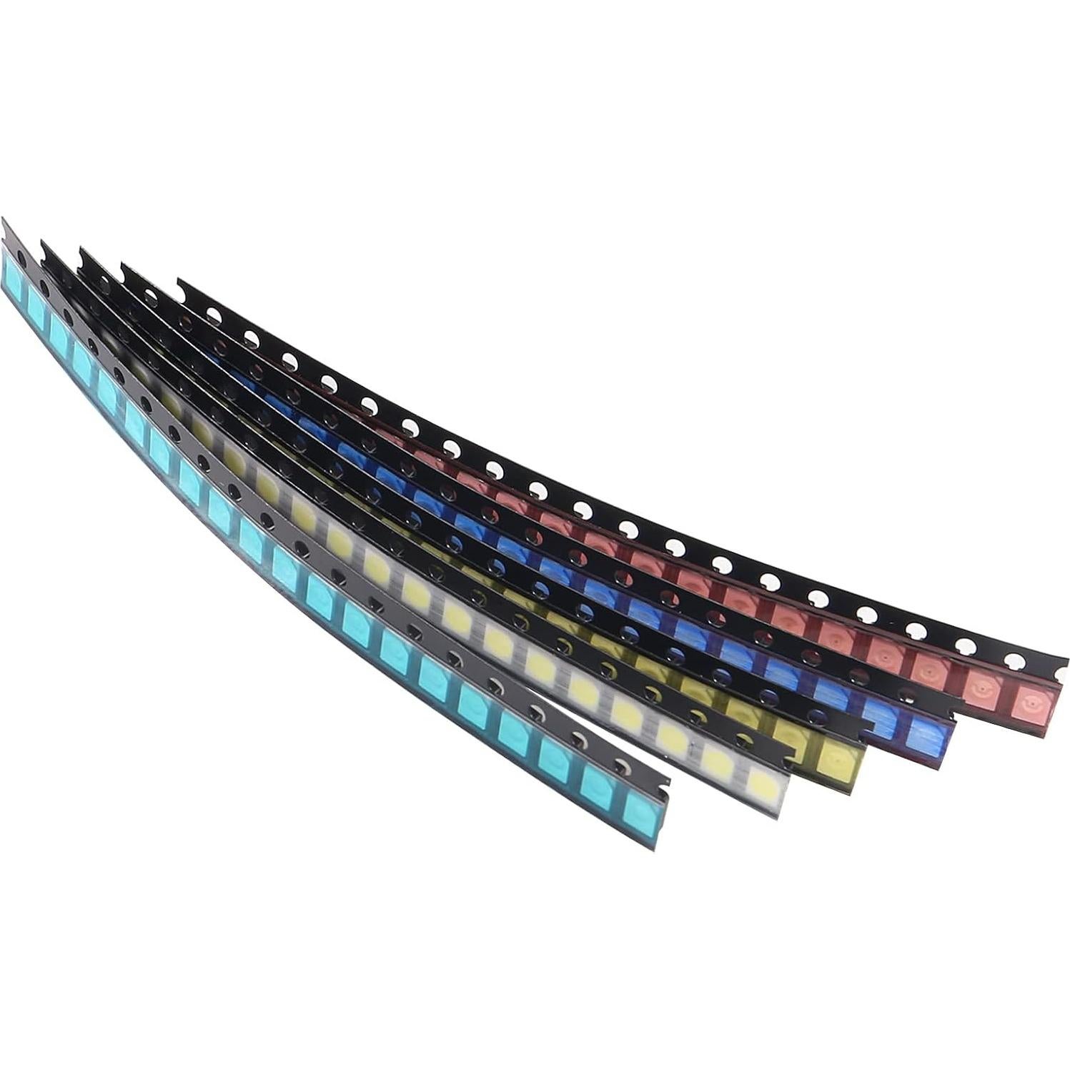 Kit de LED SMD 3528 AEDIKO 100pcs 5 Colores Mini Chip