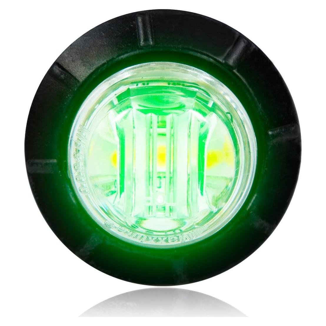 Luz de Marcador de Cortesía LED Verde Maxxima M09300G 3/4"