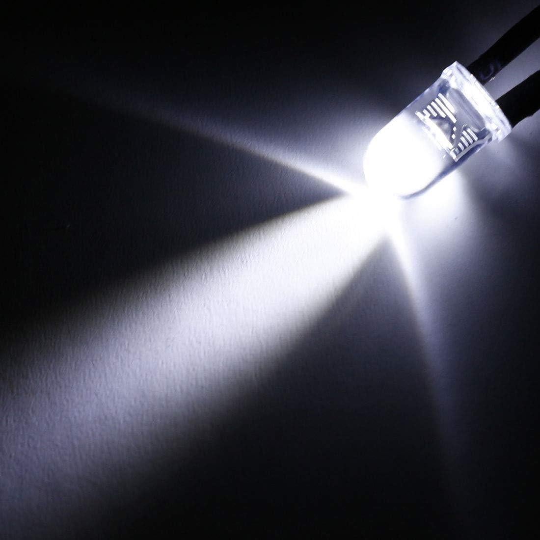 30 LEDs Pre Cableados 5mm uxcell - Rojo, Azul, Naranja, Verde, Blanco, Rosa