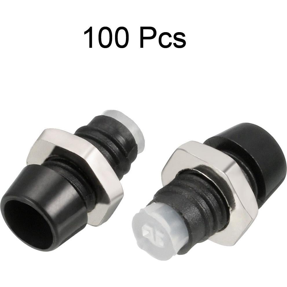 Portalámparas LED 3mm uxcell Cromado 100pcs Accesorios