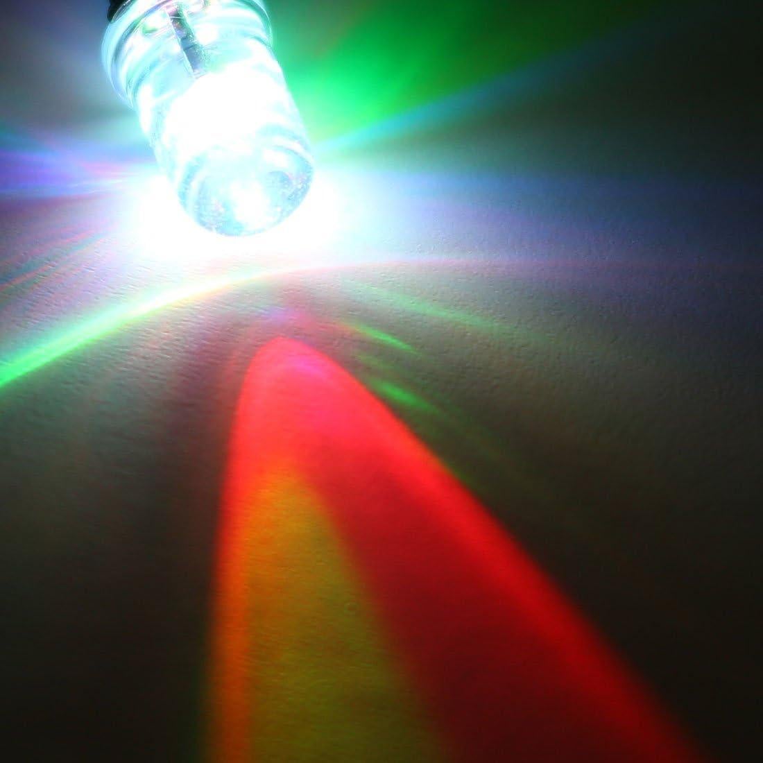 10 LEDs Pre Cableados 5mm uxcell - Parpadeo Rápido DC 9-12V