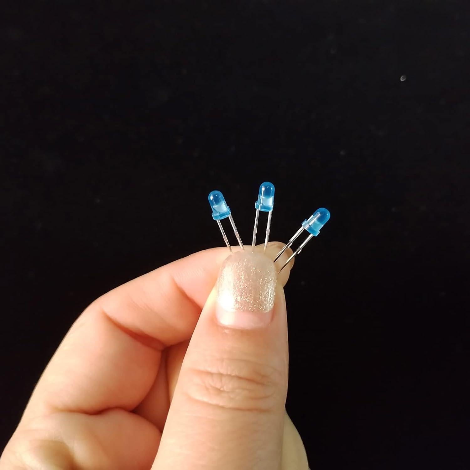 Luces LED 3mm Azul 120Pcs - Diodo Emisor de Alta Calidad