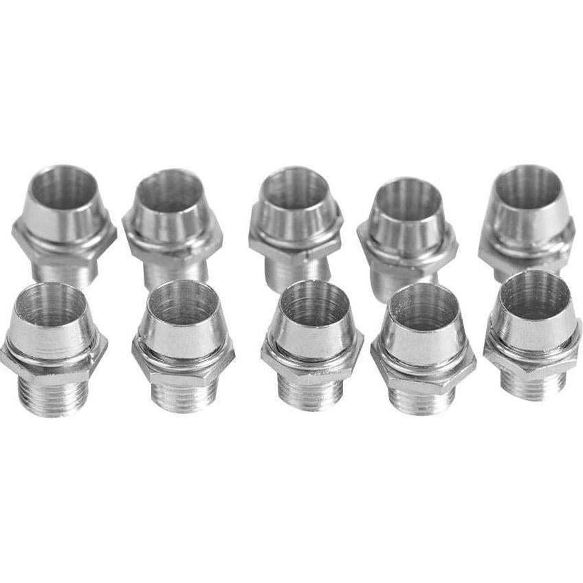 Kit de 10 Diodos LED Pre-Cableados 12V 8mm Blanco y Colores