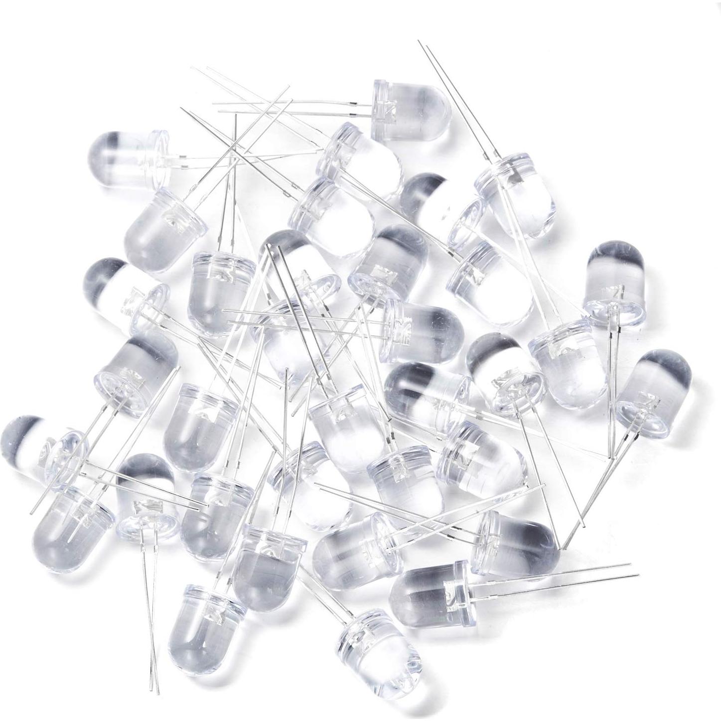 Diodos LED Azul 10mm Chanzon 50 Piezas 3V 20mA