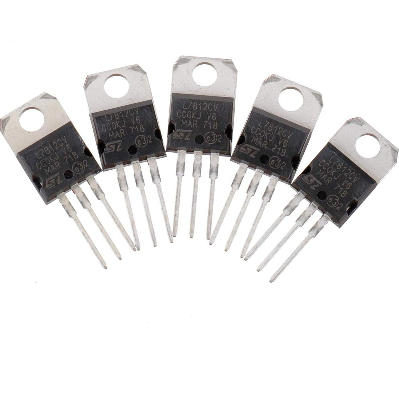 Regulador de Voltaje BOJACK IC L7812CV 12V 1.5A TO-220