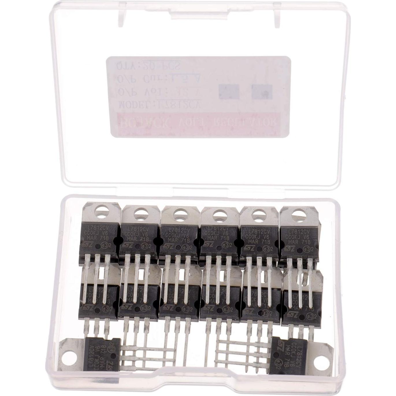 Regulador de Voltaje BOJACK IC L7812CV 12V 1.5A TO-220