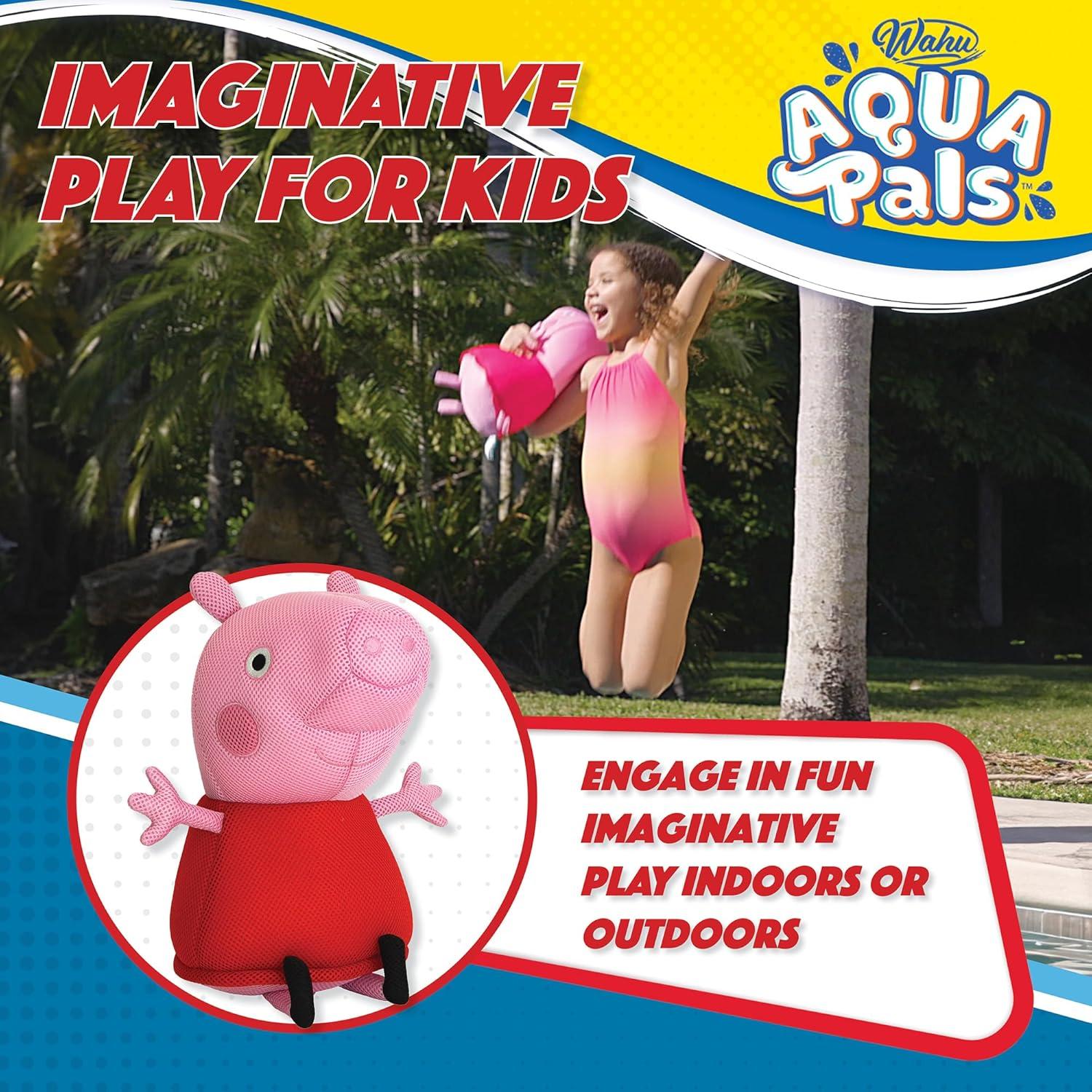 Wahu Aqua Pals Peppa Pig Juguete de Agua 40 cm para Niños