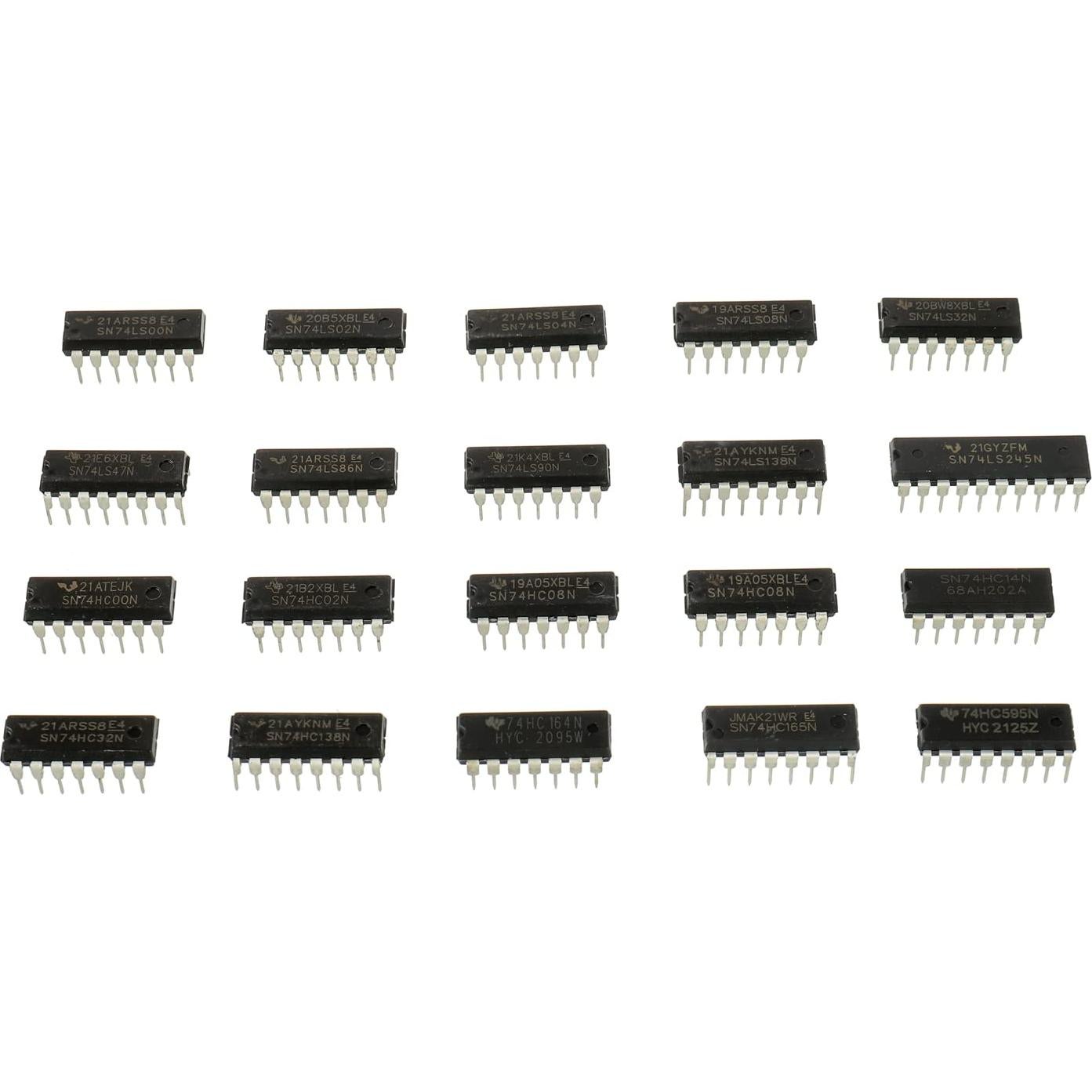 Kit de Chips Lógicos BOJACK 50 Pcs SN74LS y SN74HC