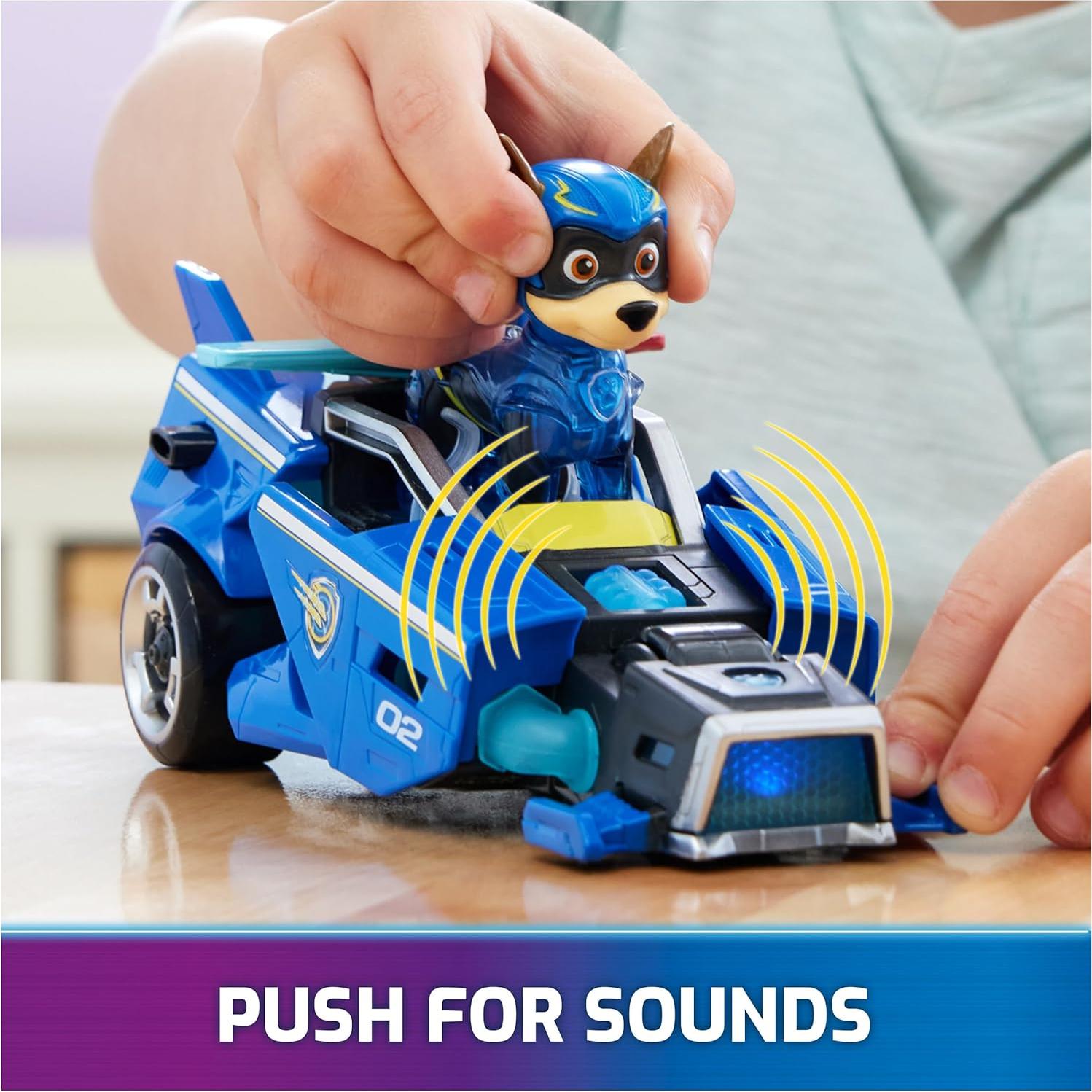 Coche de Juguete Paw Patrol Chase Poderoso con Luces y Sonidos