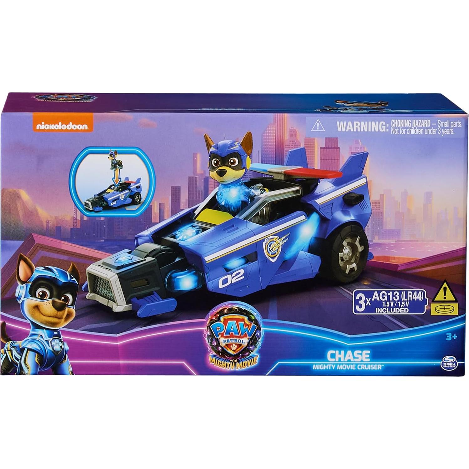 Coche de Juguete Paw Patrol Chase Poderoso con Luces y Sonidos