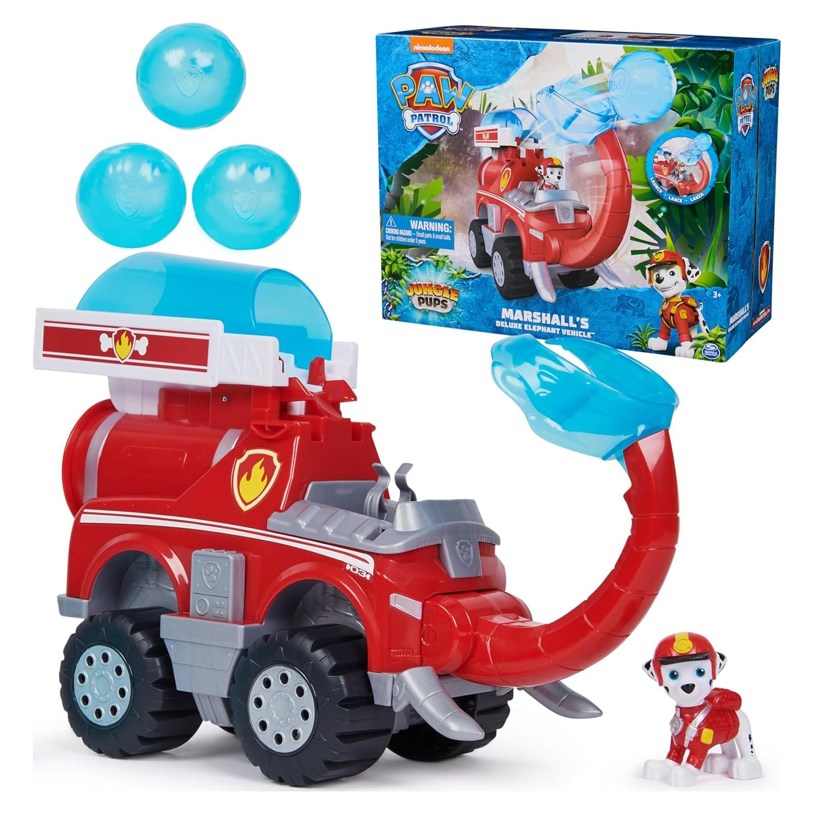 Camión de Bomberos Elefante Marshall PAW Patrol 3 Proyectiles