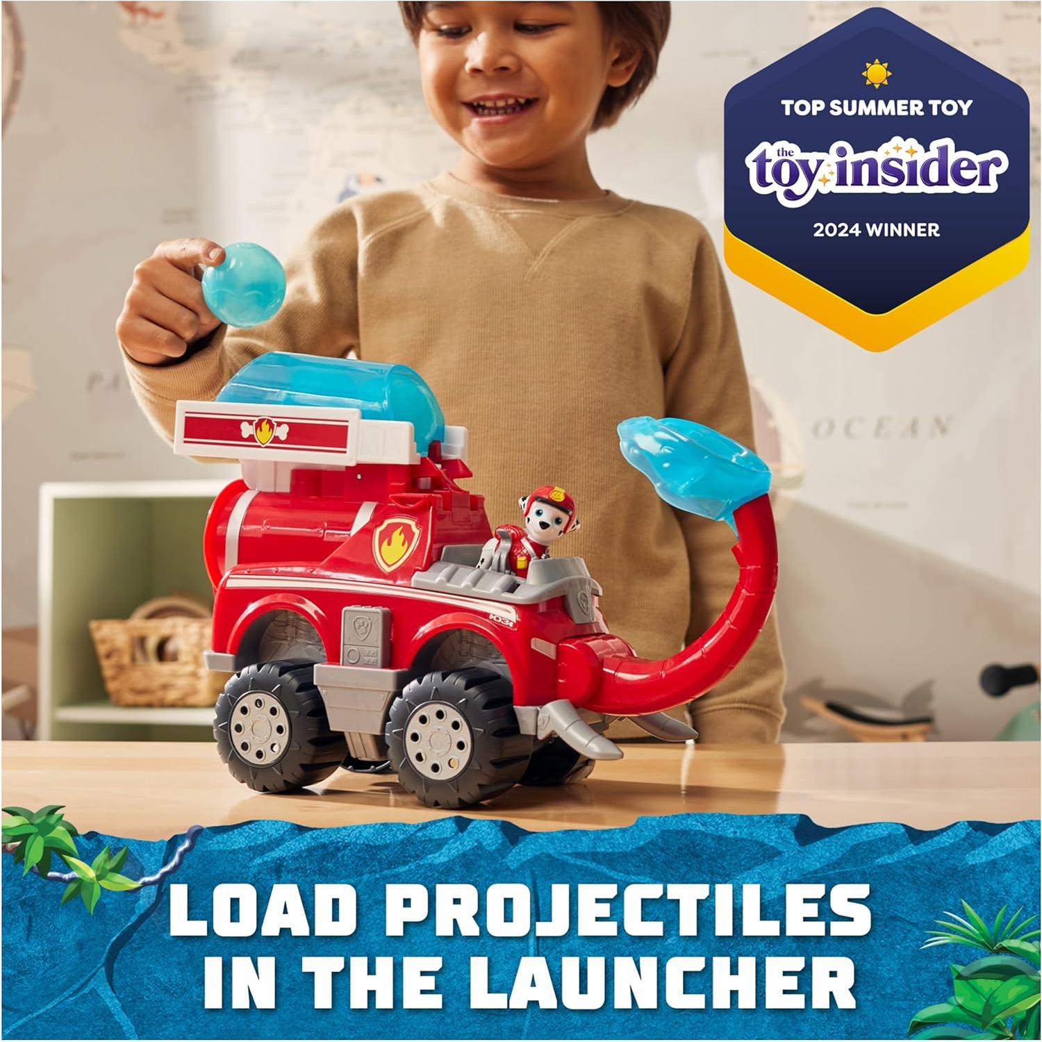 Camión de Bomberos Elefante Marshall PAW Patrol 3 Proyectiles