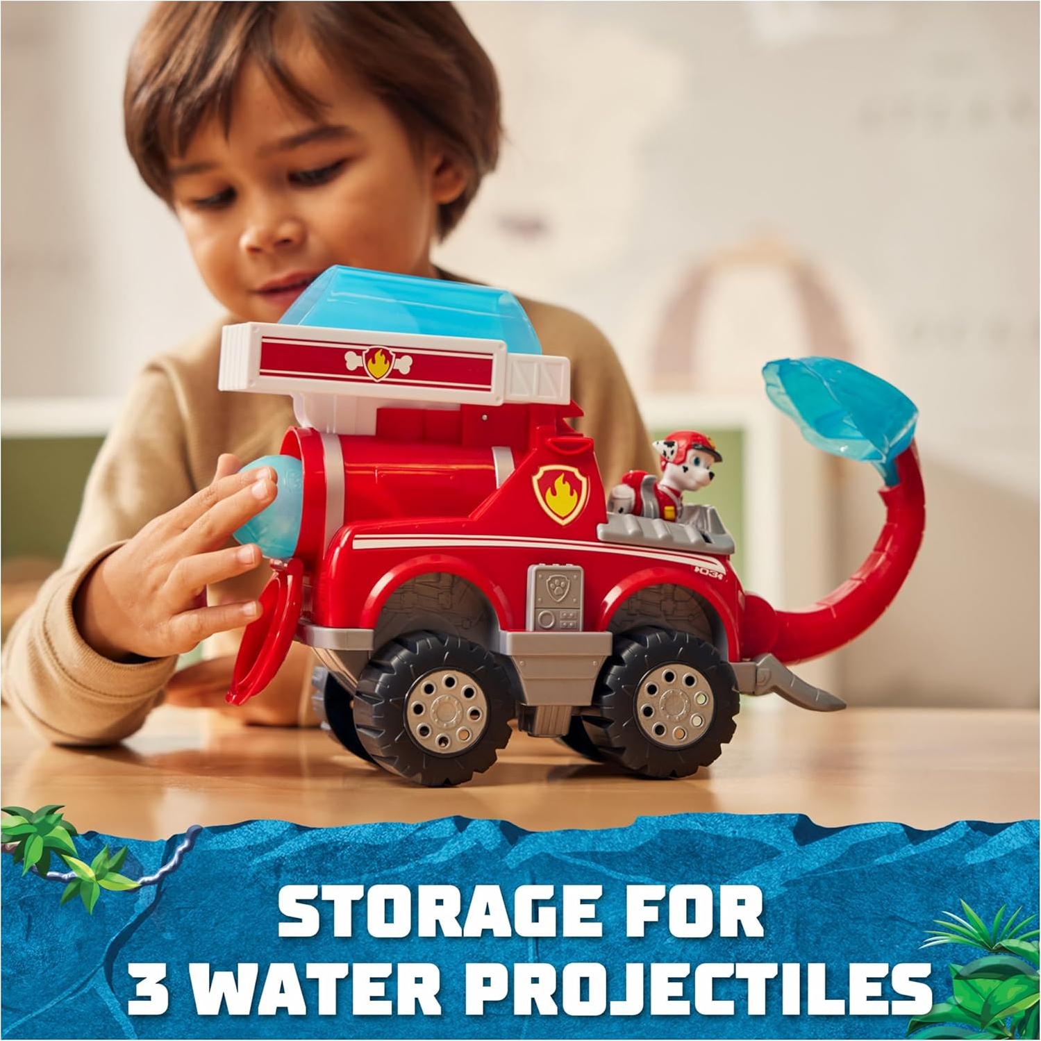 Camión de Bomberos Elefante Marshall PAW Patrol 3 Proyectiles