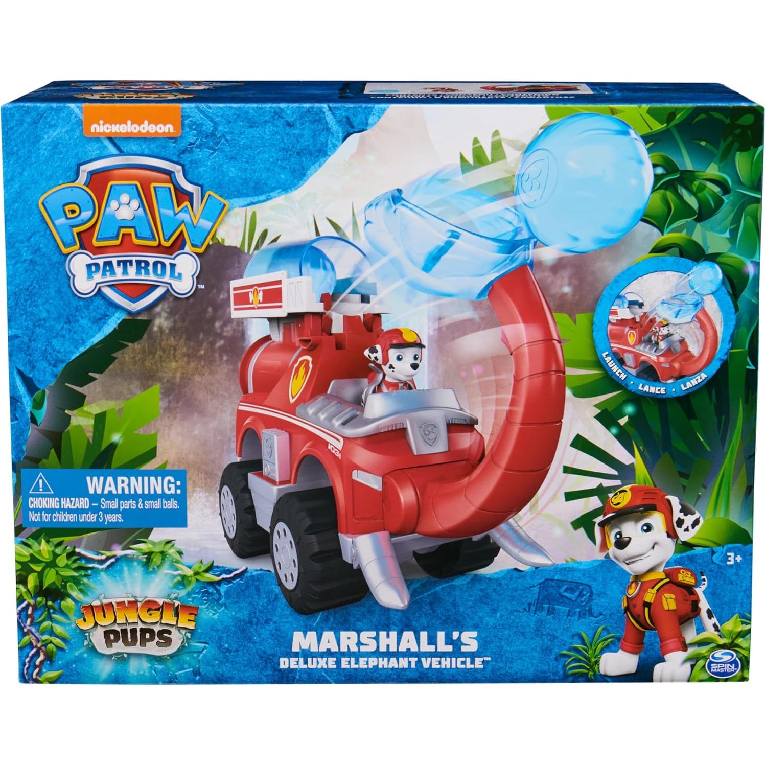 Camión de Bomberos Elefante Marshall PAW Patrol 3 Proyectiles