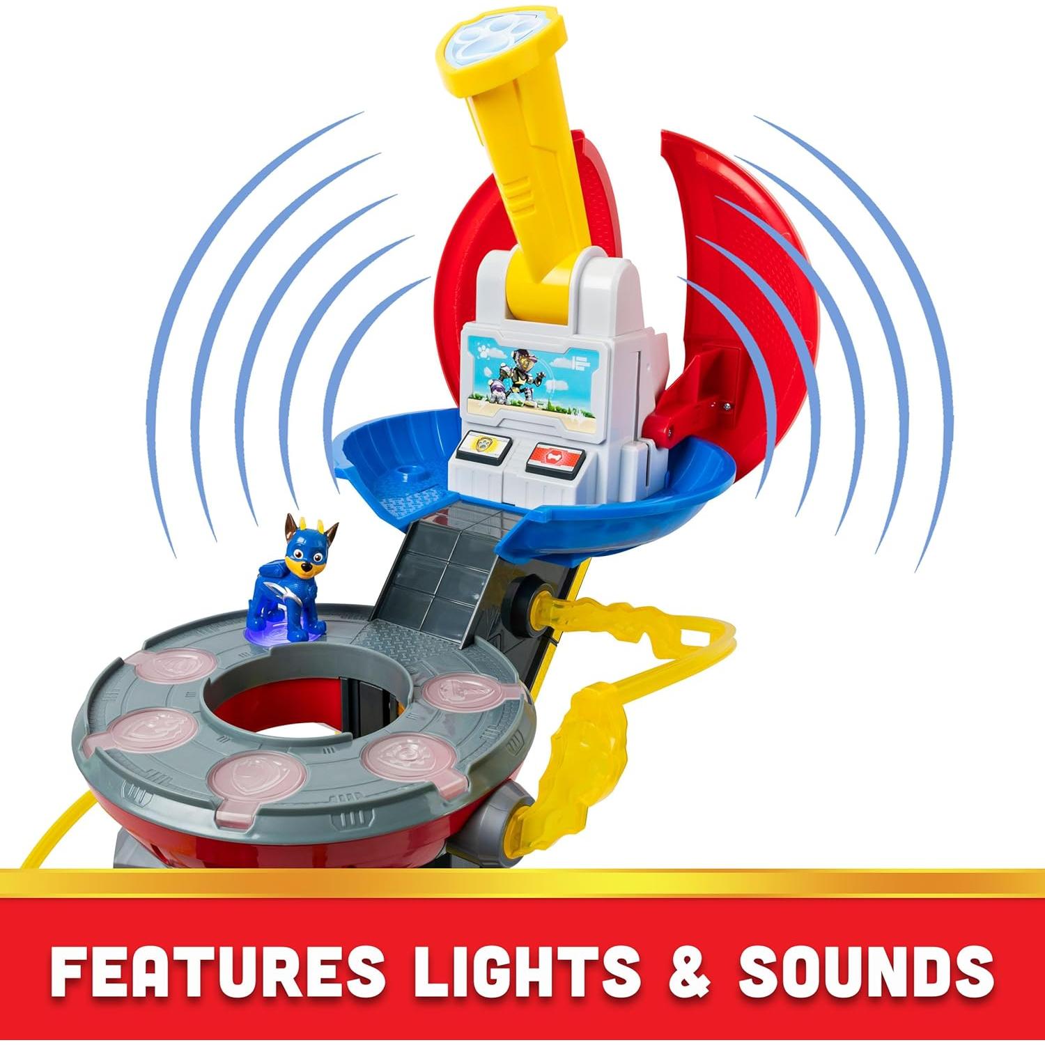 Torre de Observación Poderosa Paw Patrol con 4 Figuras