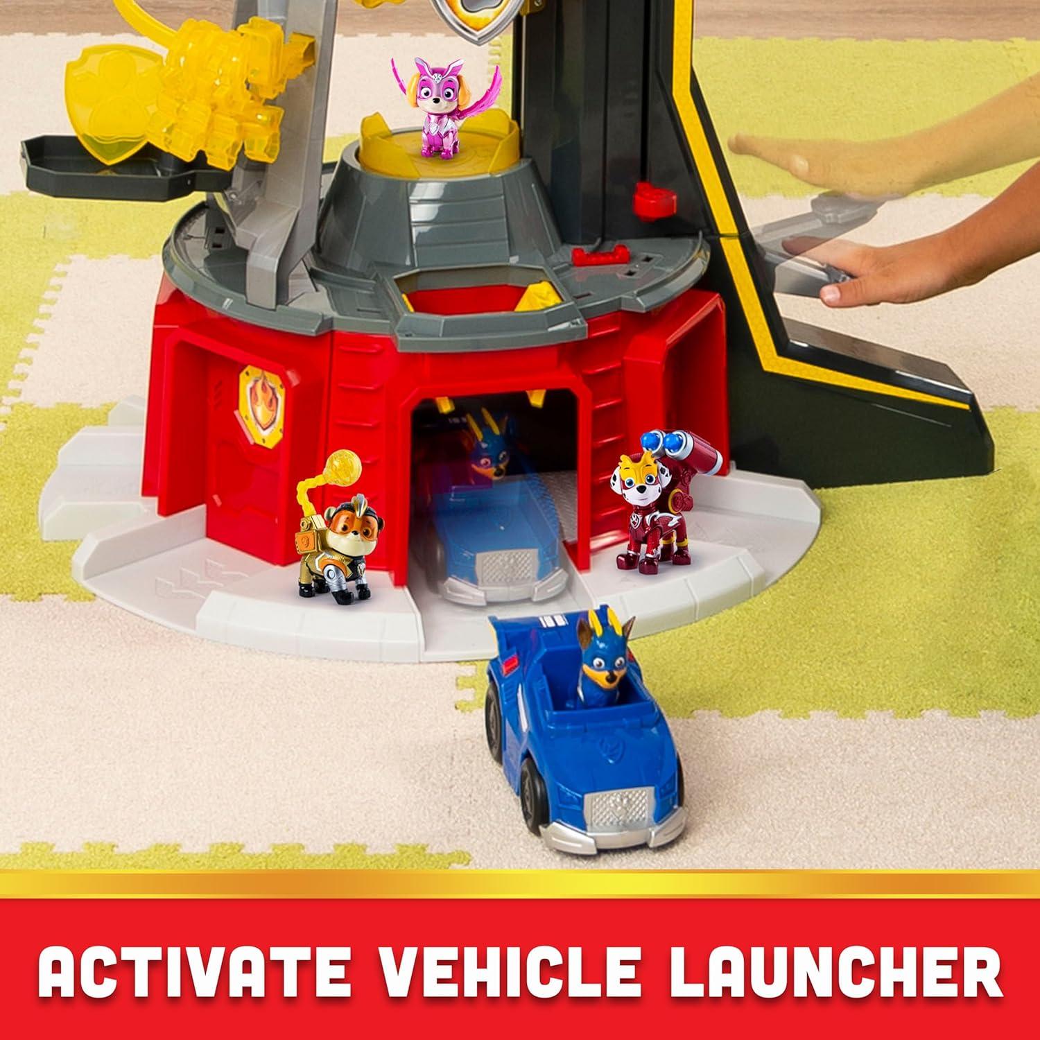 Torre de Observación Poderosa Paw Patrol con 4 Figuras