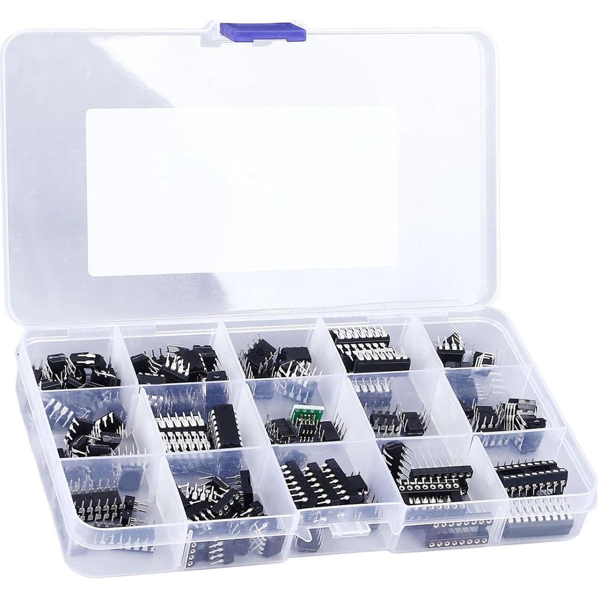Kit de Chips de Circuito Integrado 150 Piezas Jiawu ICs