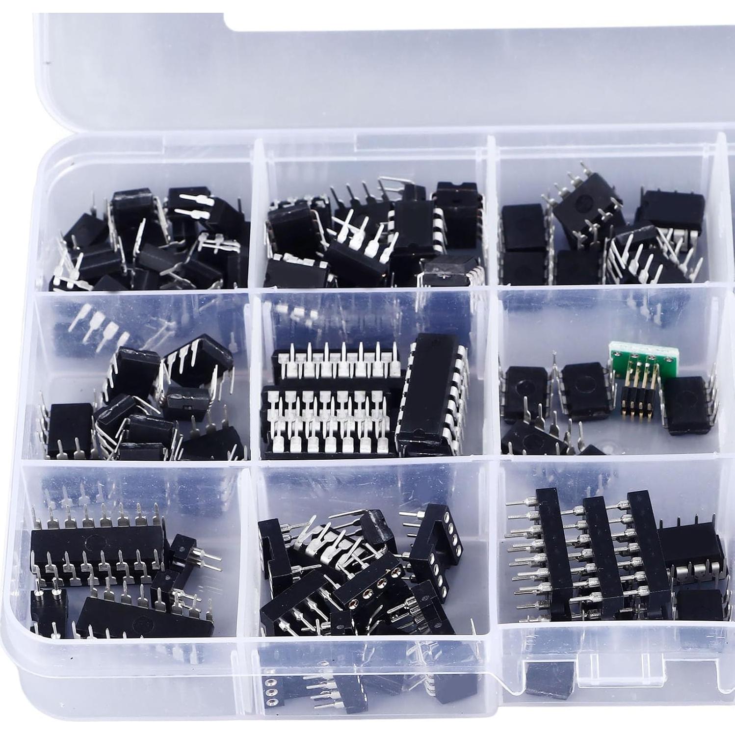 Kit de Chips de Circuito Integrado 150 Piezas Jiawu ICs