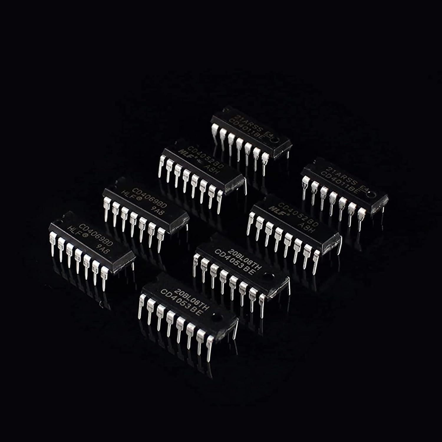 Kit de Circuito Integrado 40 Pcs ISIGMA CD4011 CD4069