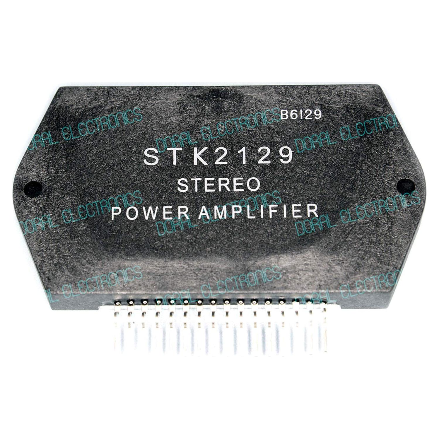 Circuito Integrado STK2129 para Amplificador Estéreo + Pasta Disipador