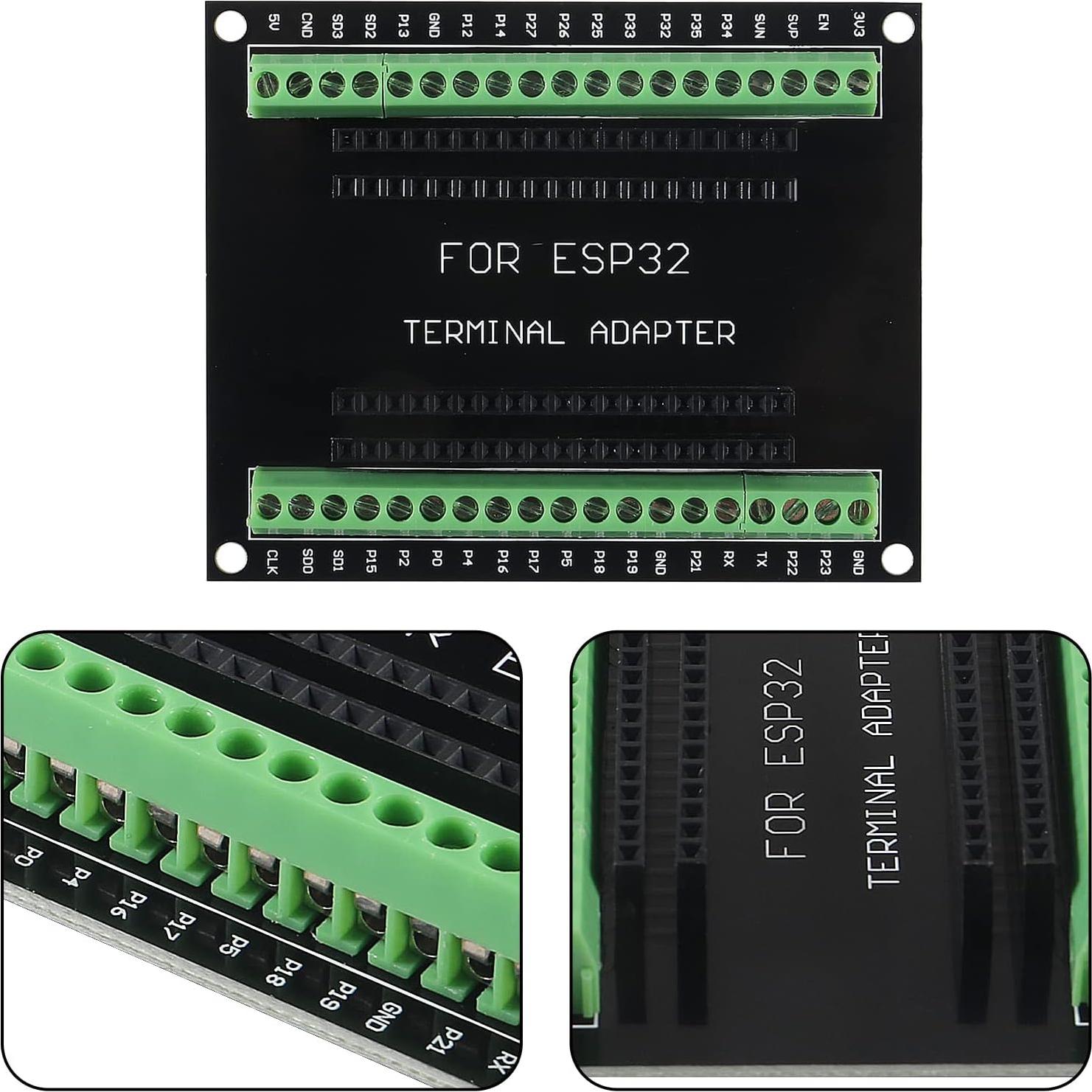 Set de 3 Placas de Desarrollo ESP32 38Pin Tipo C + Expansión