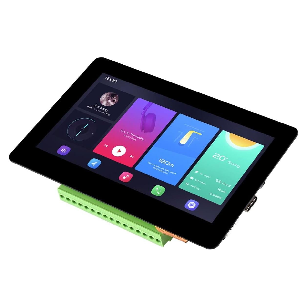 Placa de Desarrollo Waveshare ESP32-S3 4.3" Táctil RGB 800x480