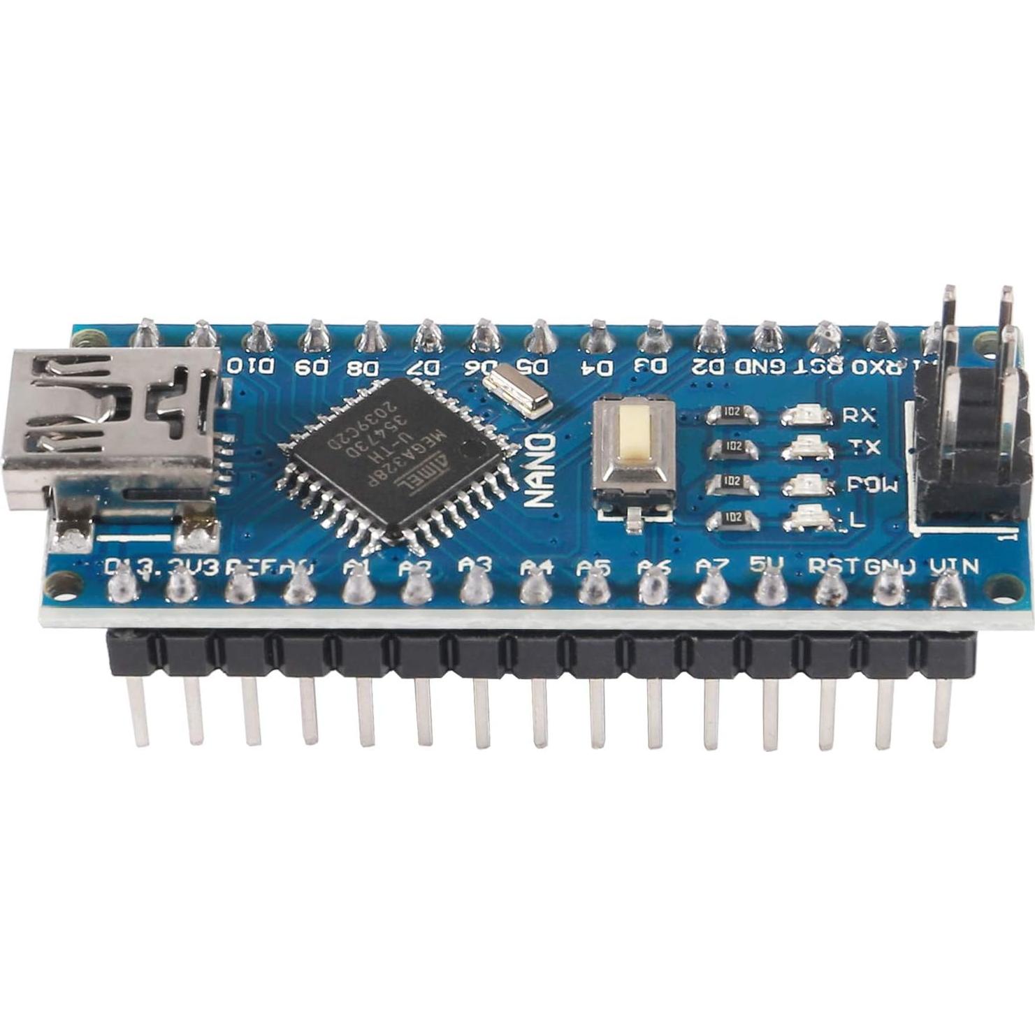 2 Placas Nano DORHEA ATmega328P con Cable USB 5V 16MHz