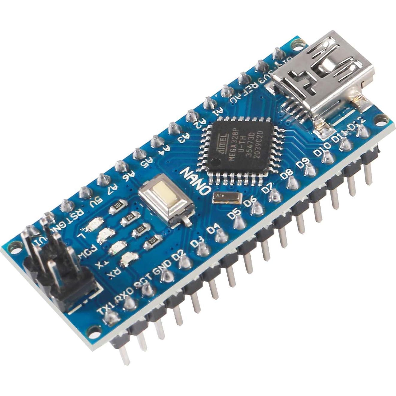 2 Placas Nano DORHEA ATmega328P con Cable USB 5V 16MHz