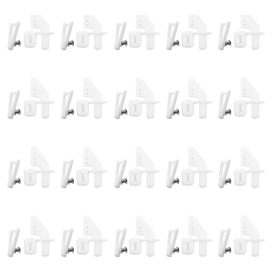 20 Ganchos de Control Plástico URIMPAVIDO para Modelos RC