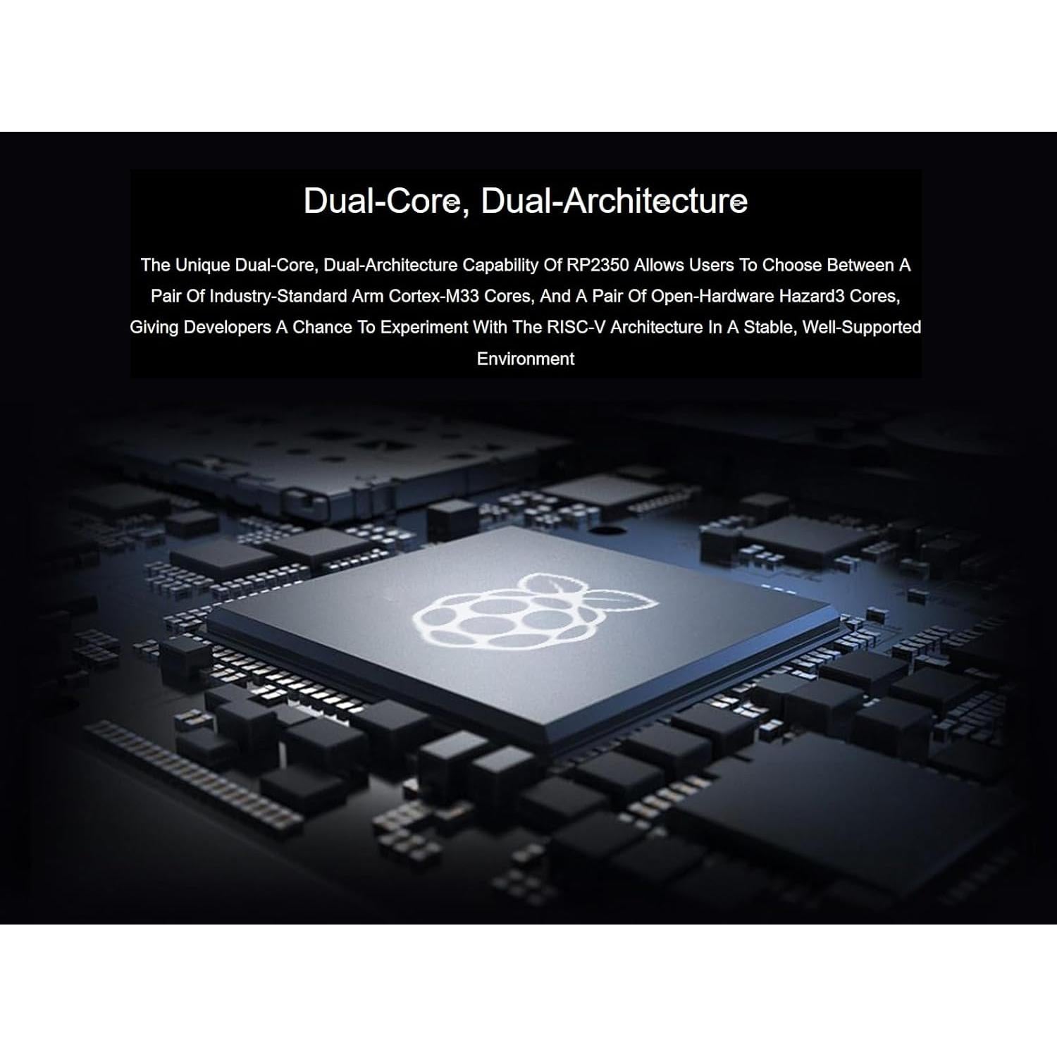 Placa MCU Waveshare RP2350 con LCD 1.28" 240x240 IPS