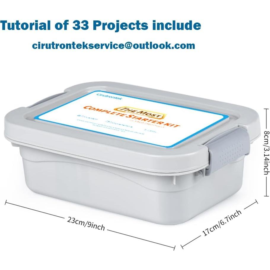 Kit de Inicio MEGA 2560 Cirutrontek con Tutorial y Proyectos